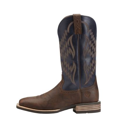 Ariat Tycoon Kahverengi / Lacivert Western Csizma Erkek (31159-327)